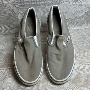 Vans Classic Gray Slip-On Shoes